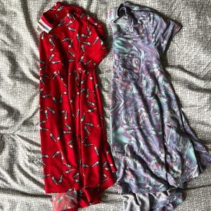 Size 2 Lularoe Scarlett dress lot